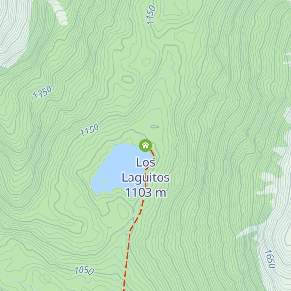 Map of Los Laguitos