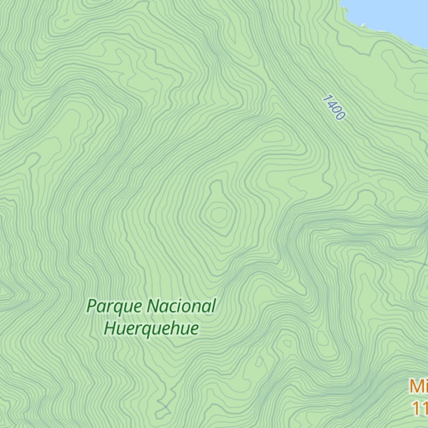 Map of Cerro Comulo