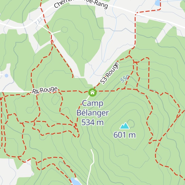 Map of Camp Bélanger