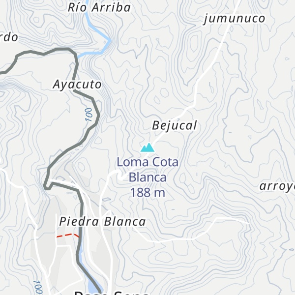 Map of Loma Cota Blanca