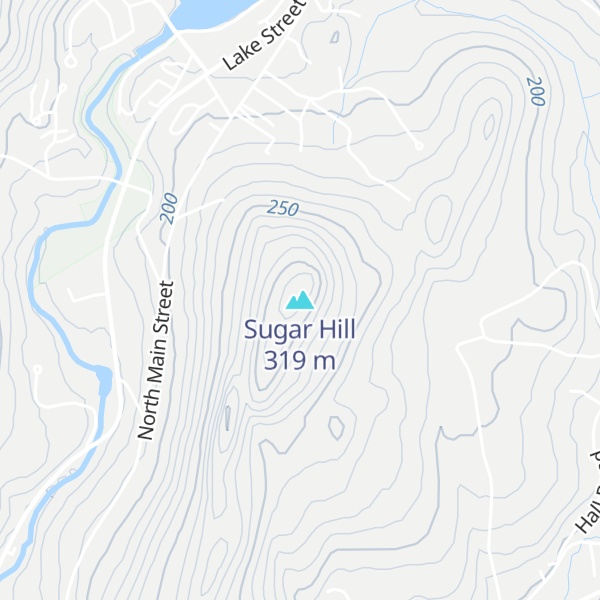 Map of Sugar Hill