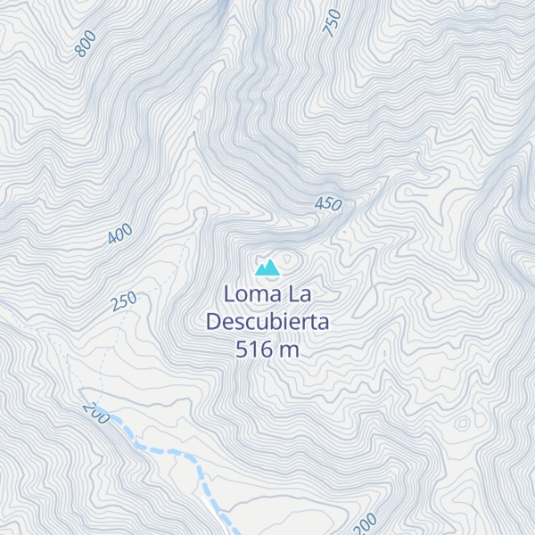 Map of Loma La Descubierta