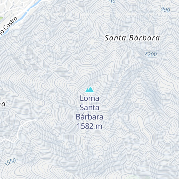 Map of Loma Santa Bárbara