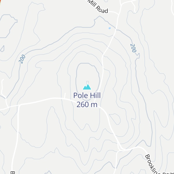 Map of Pole Hill
