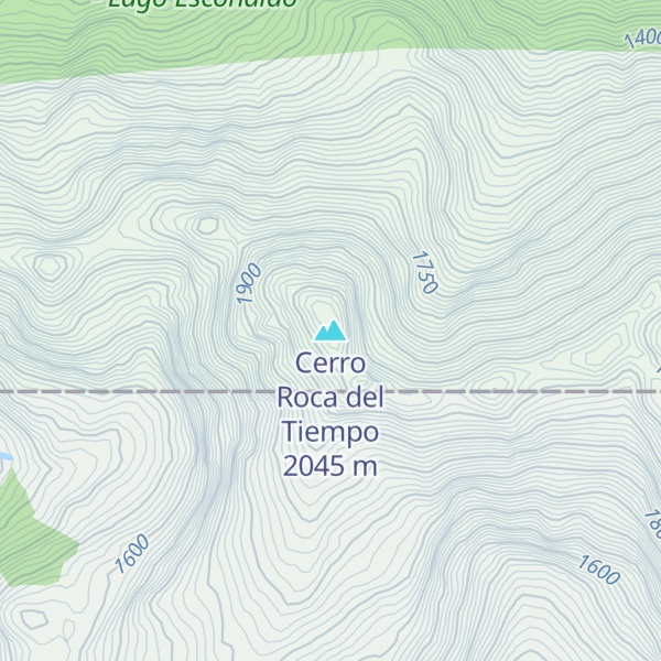 Map of Cerro Roca del Tiempo