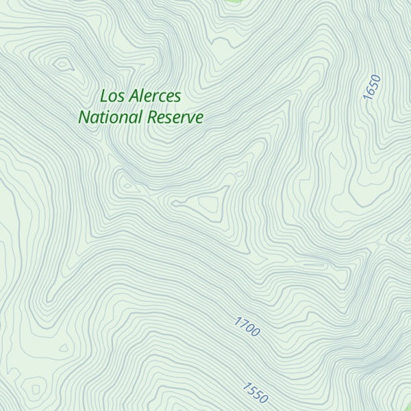 Map of Cerro Tres Uñas