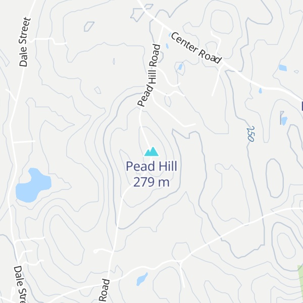 Map of Pead Hill