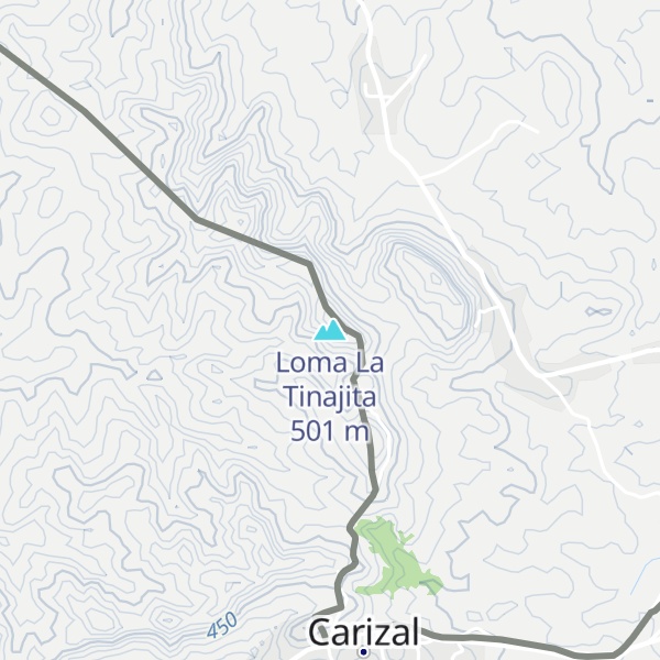 Map of Loma La Tinajita