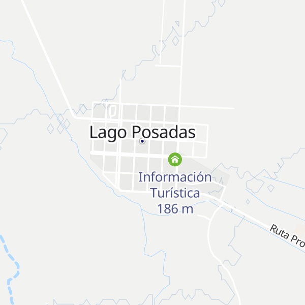 Map of Cabañas Lago Posadas