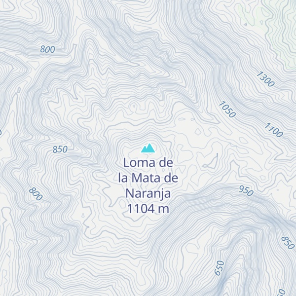 Map of Loma de la Mata de Naranja