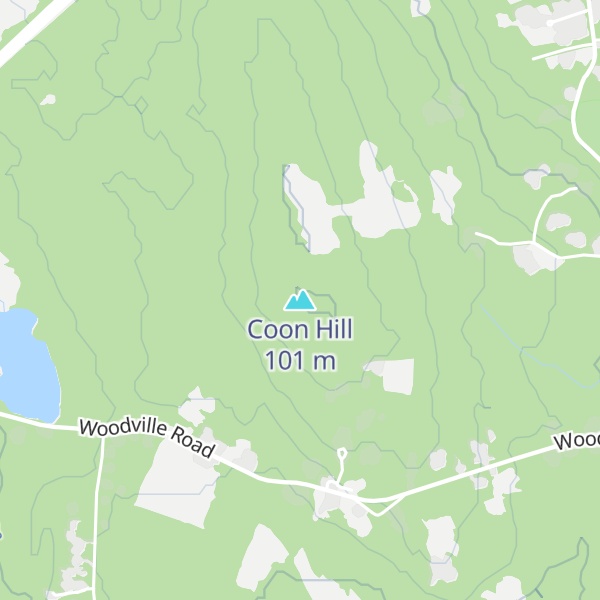 Map of Coon Hill