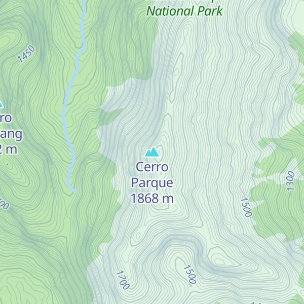 Map of Cerro Parque