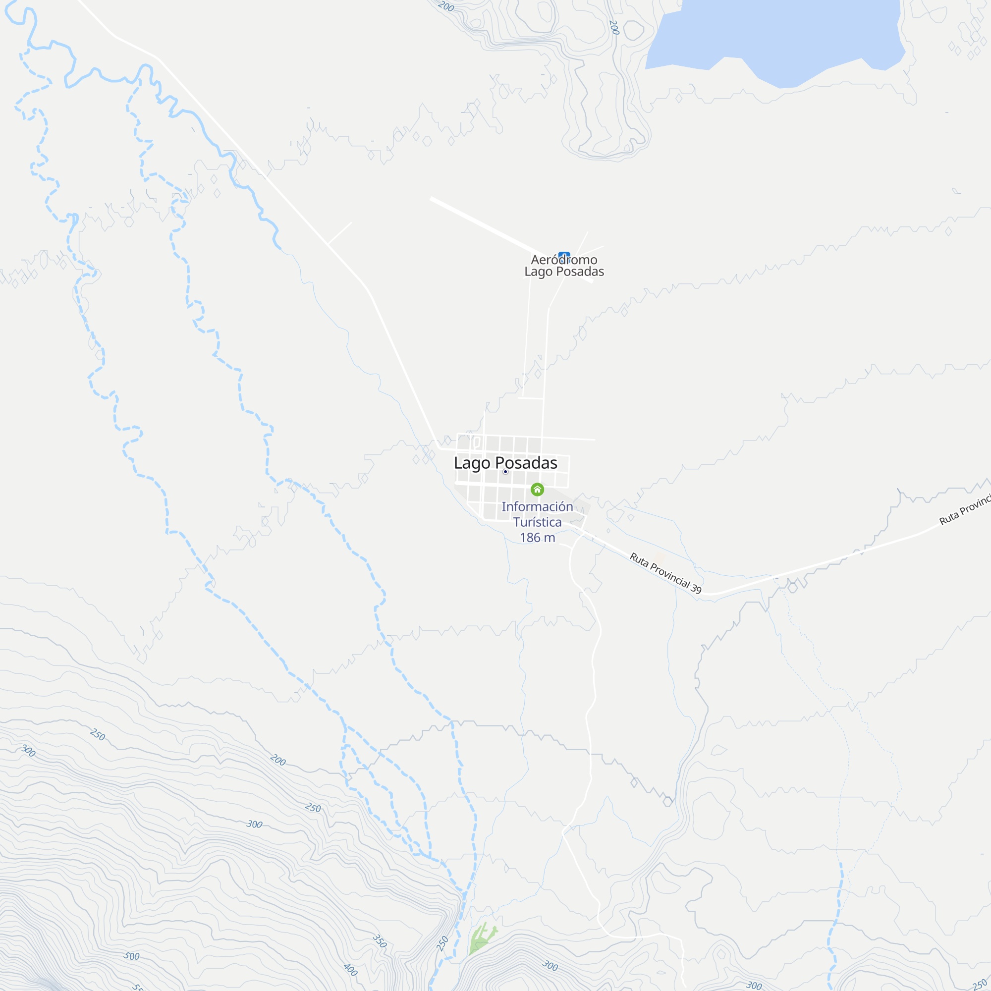 Cabañas Las Lengas map