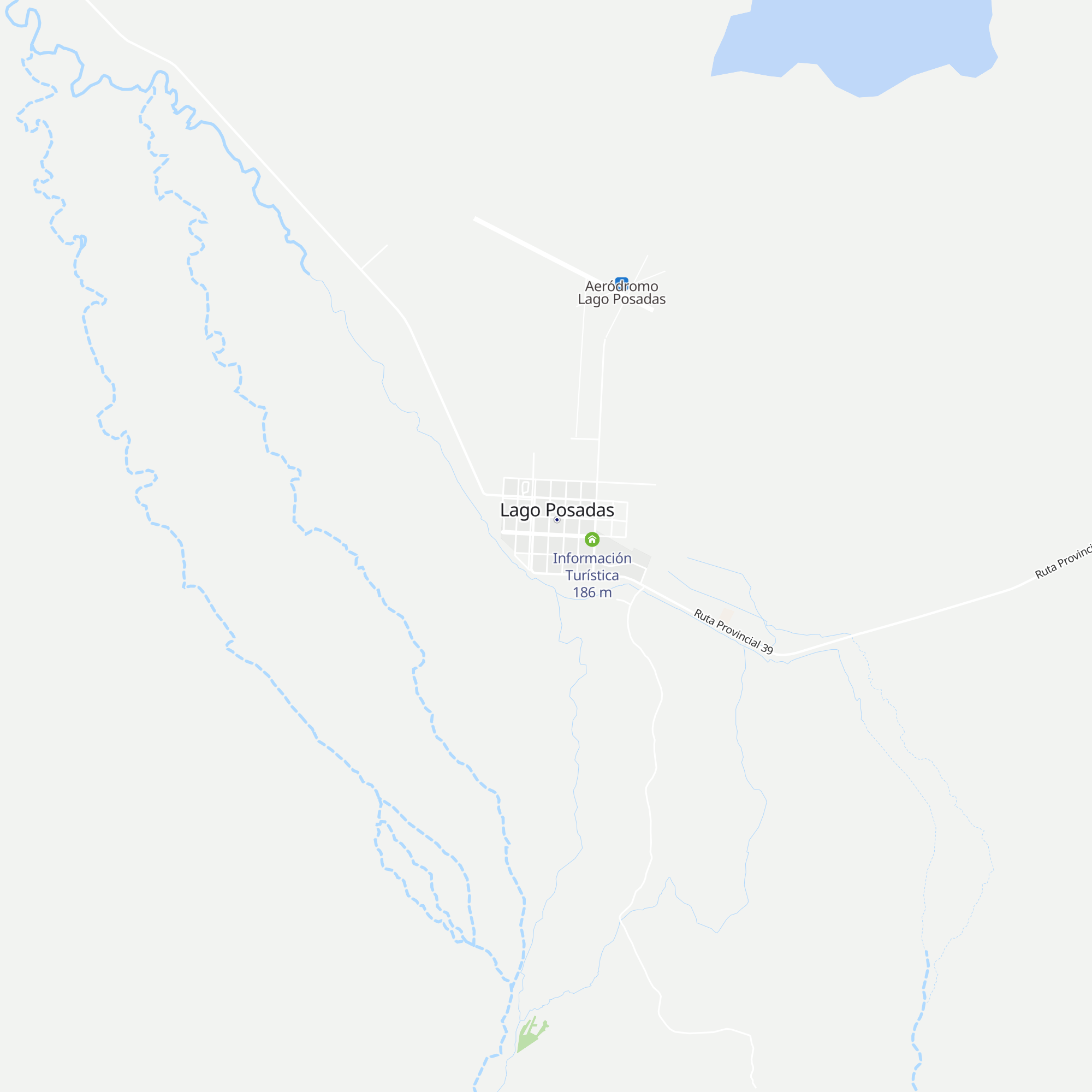 Cabañas Las Lengas map