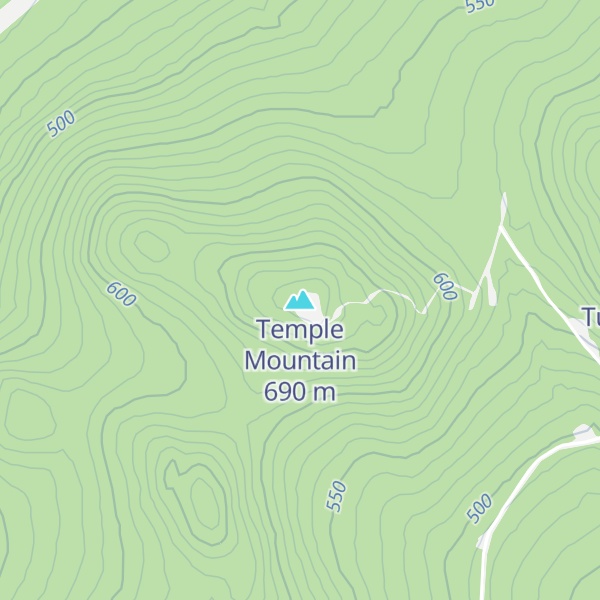 Map of Temple Mountain