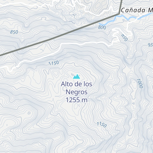 Map of Alto de los Negros