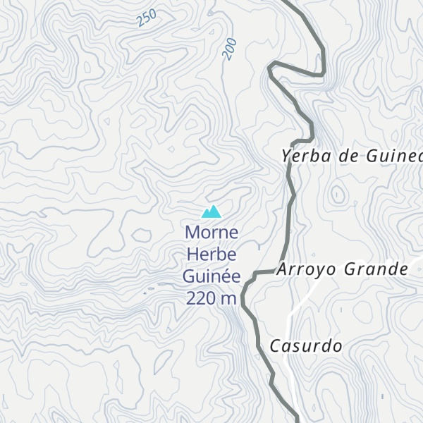 Map of Morne Herbe Guinée