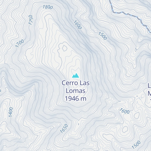 Map of Cerro Las Lomas