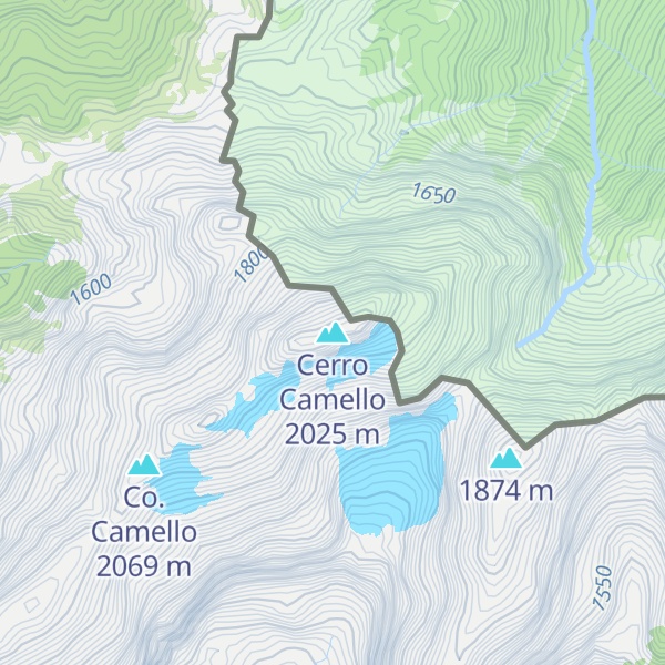 Map of Cerro Camello