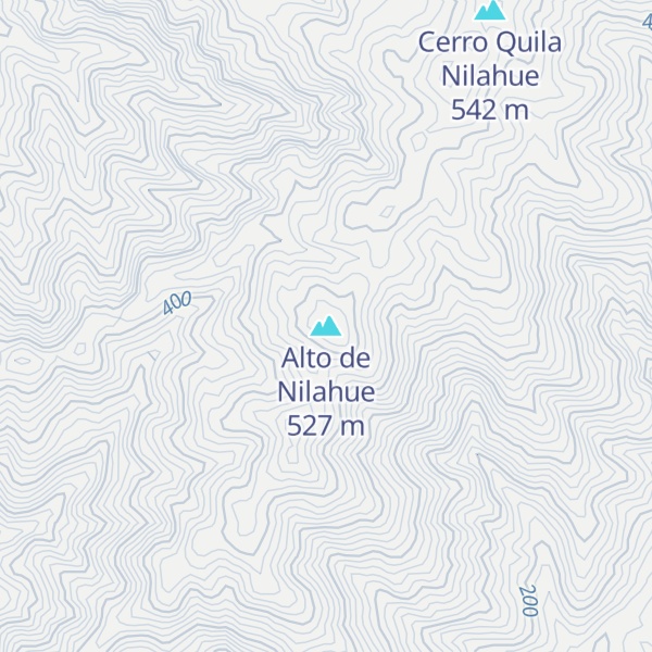 Map of Alto de Nilahue