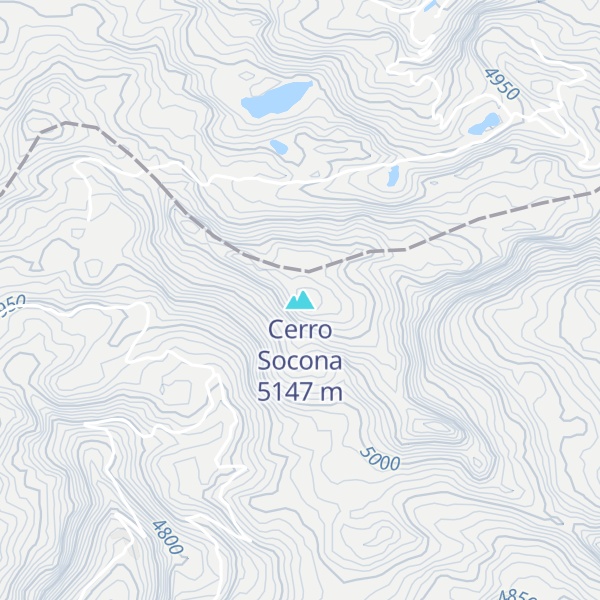 Map of Cerro Socona