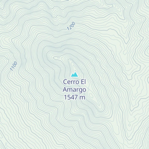 Map of Cerro El Amargo
