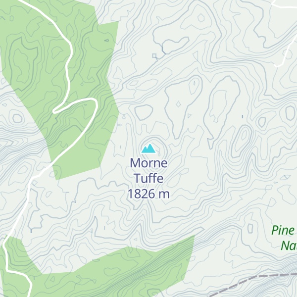 Map of Morne Tuffe