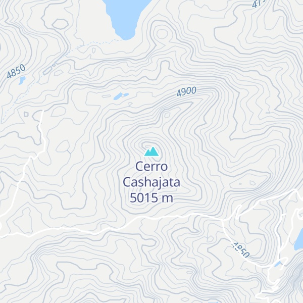 Map of Cerro Cashajata
