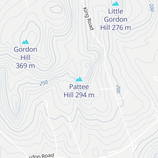 Map of Pattee Hill