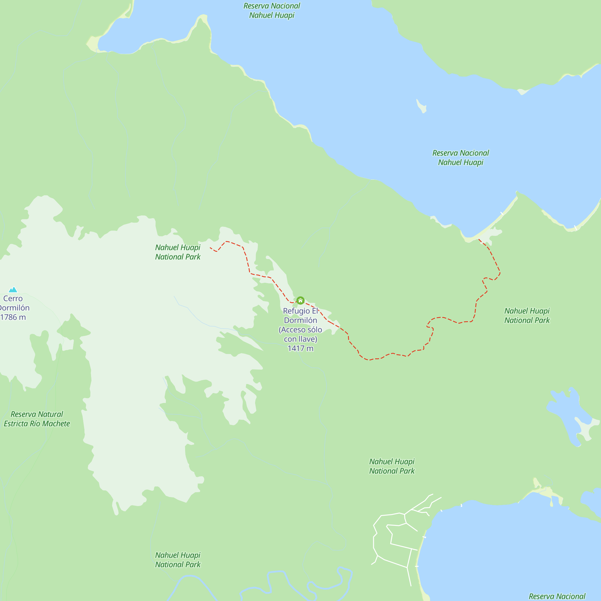 Refugio El Dormilón (Acceso sólo con llave) map