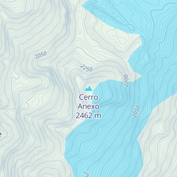 Map of Cerro Anexo
