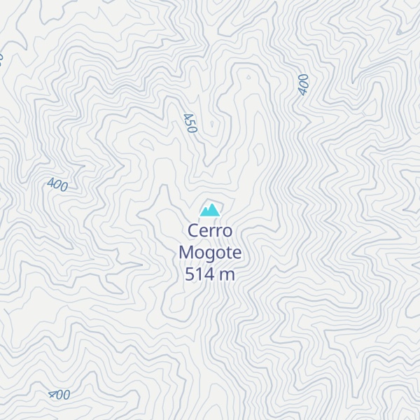Map of Cerro Mogote
