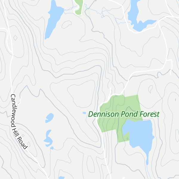 Map of Kingsbury Hill