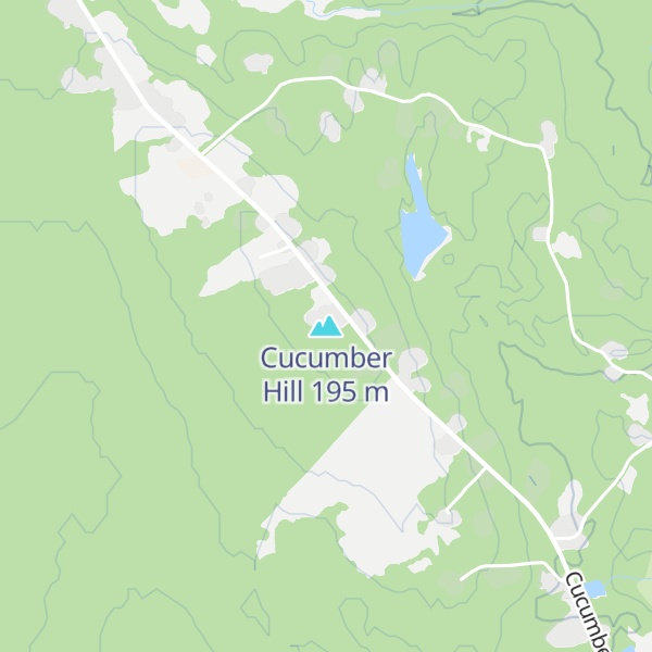 Map of Cucumber Hill