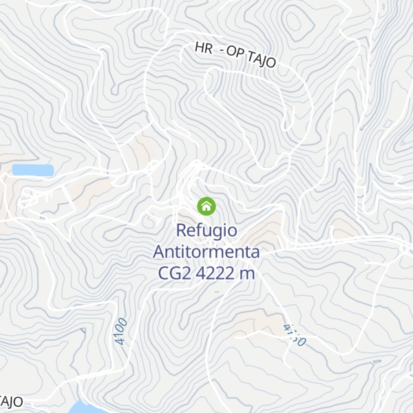 Map of Refugio Antitormenta CG2
