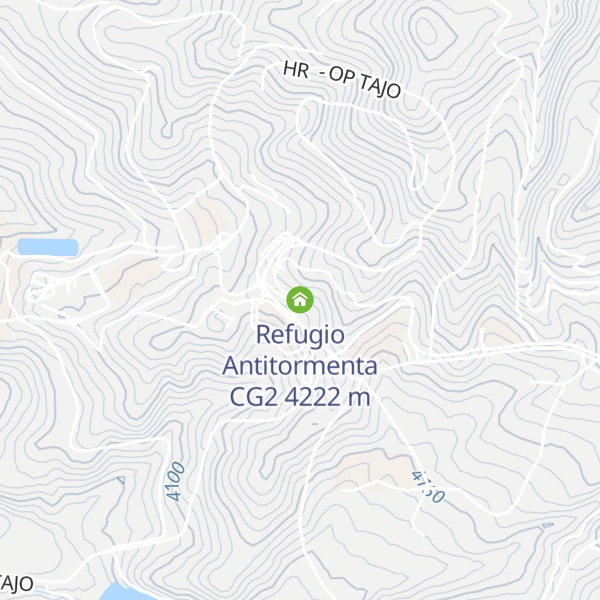 Map of Refugio Antitormentas