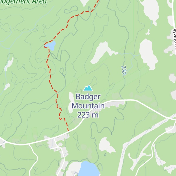 Map of Badger Mountain