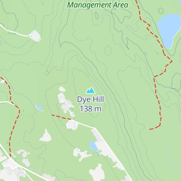 Map of Dye Hill
