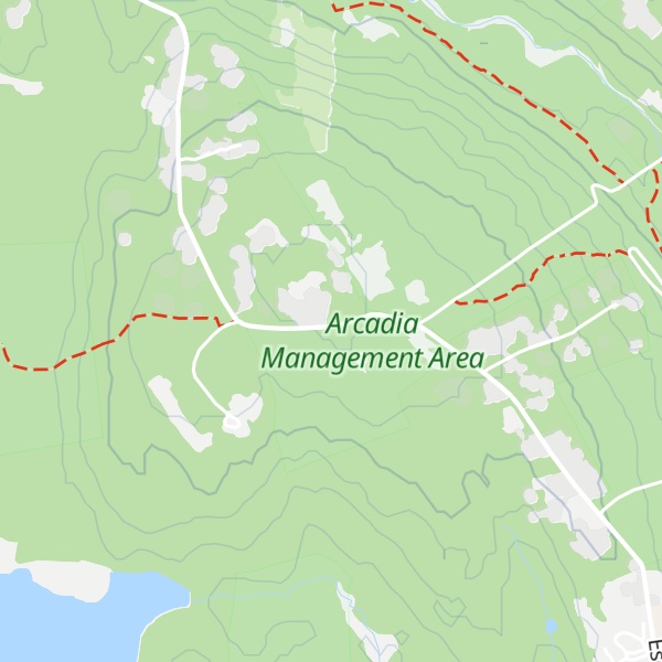 Map of Escoheag Hill