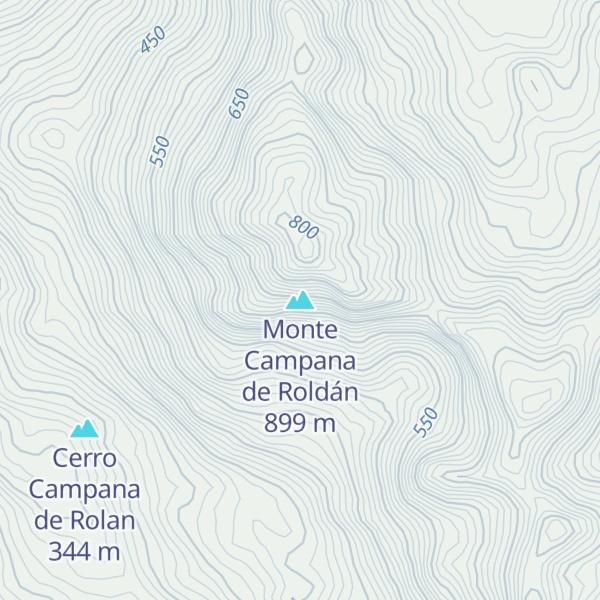Map of Monte Campana de Roldán
