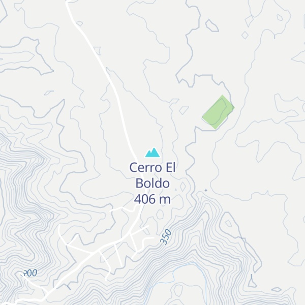 Map of Cerro El Boldo