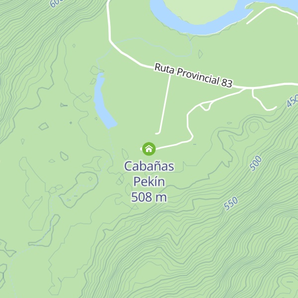 Map of Cabañas Pekín