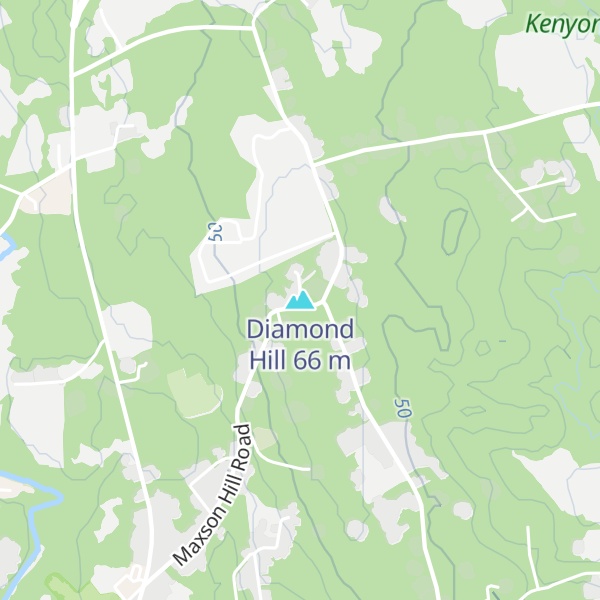 Map of Diamond Hill