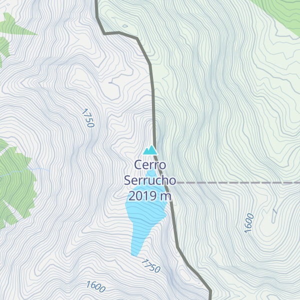 Map of Cerro Serrucho