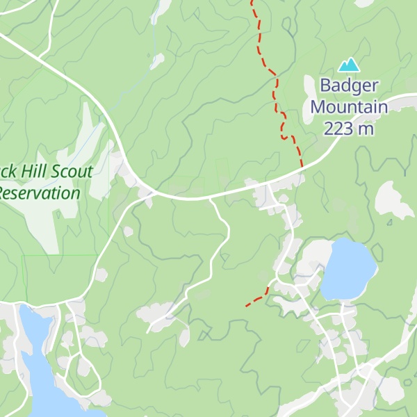 Map of Buck Hill