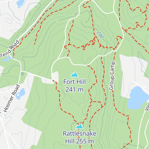 Map of Fort Hill