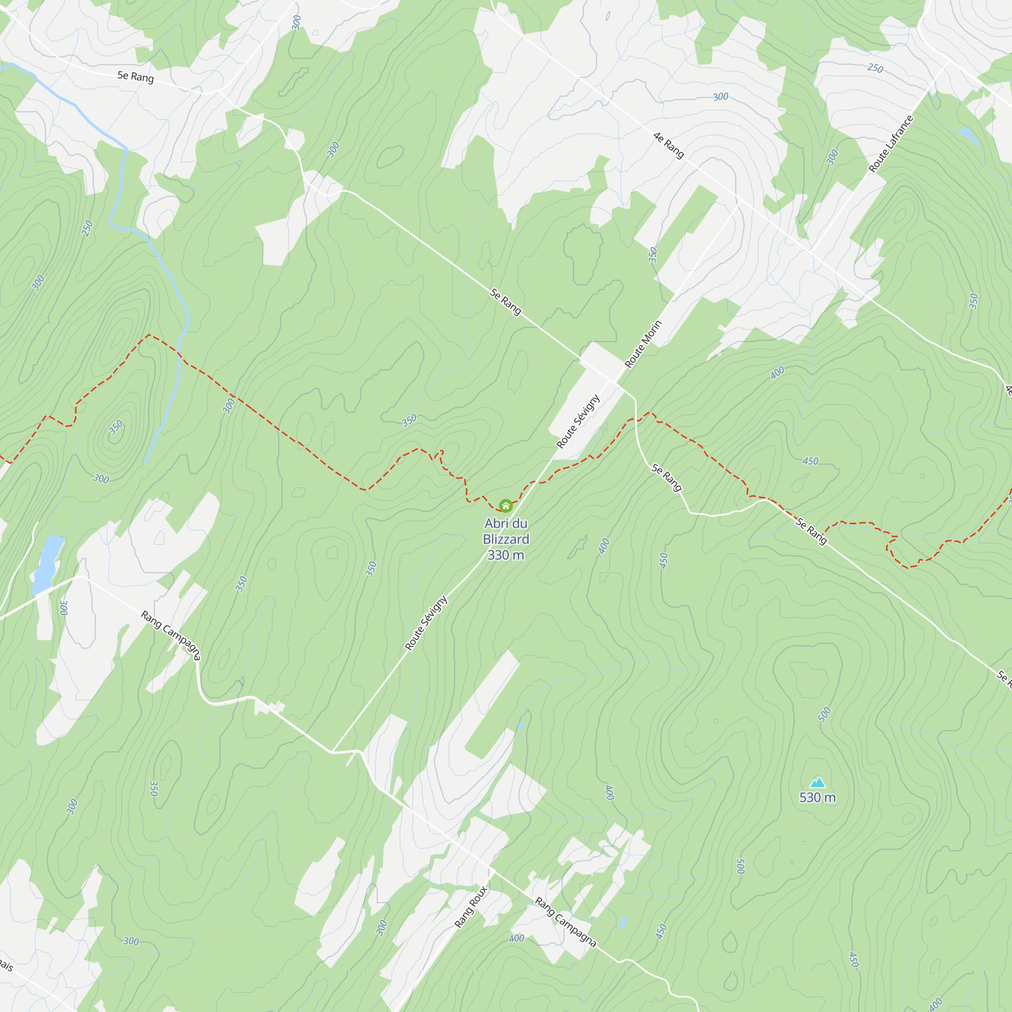 Abri du Blizzard map