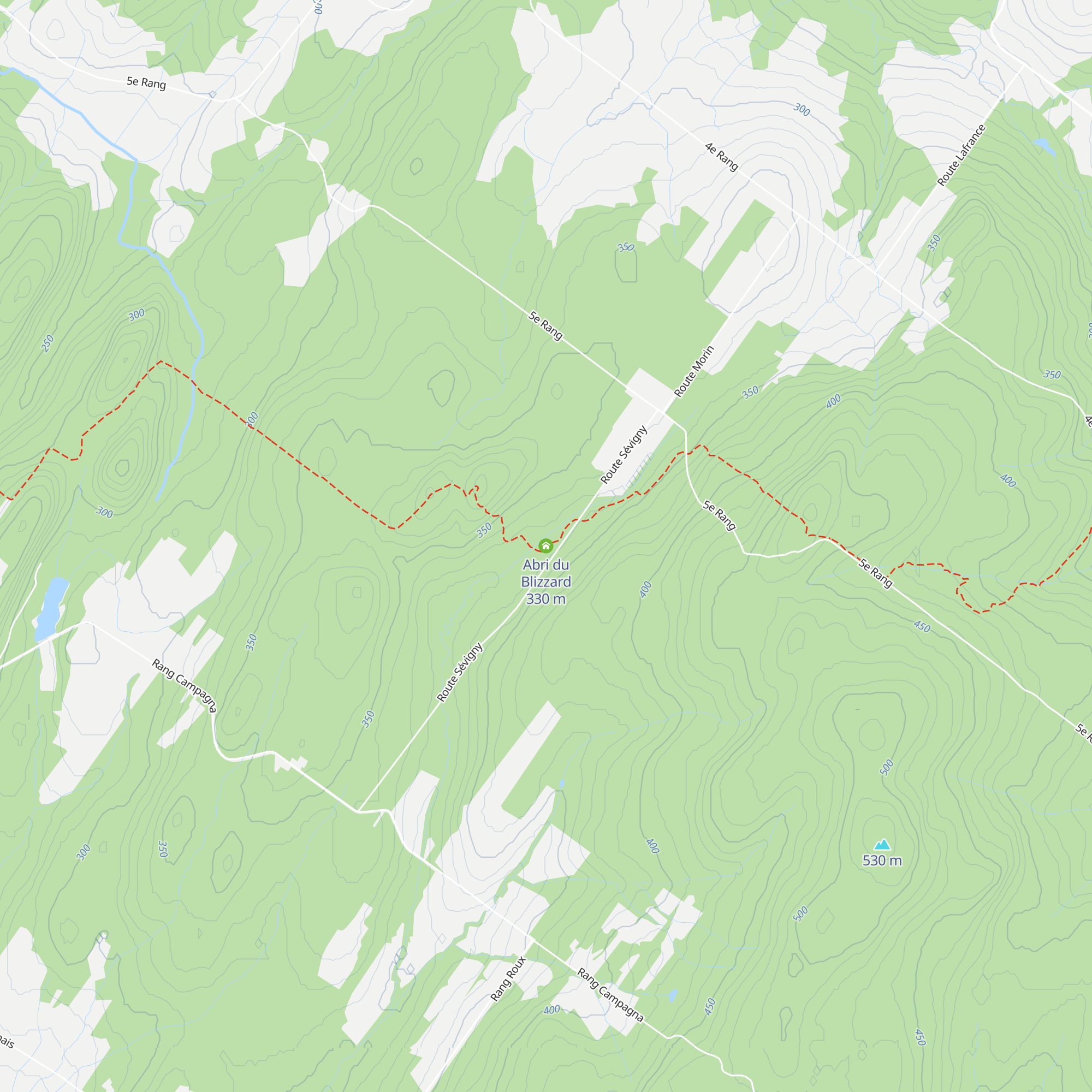 Abri du Blizzard map