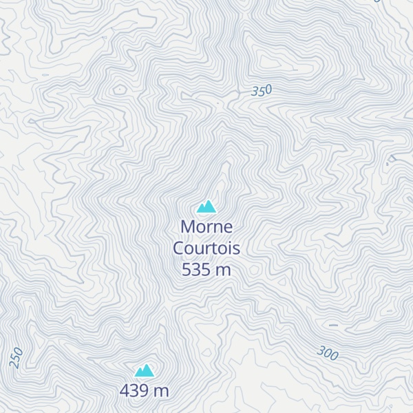 Map of Morne Courtois