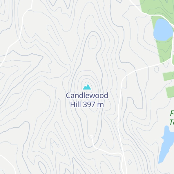 Map of Candlewood Hill